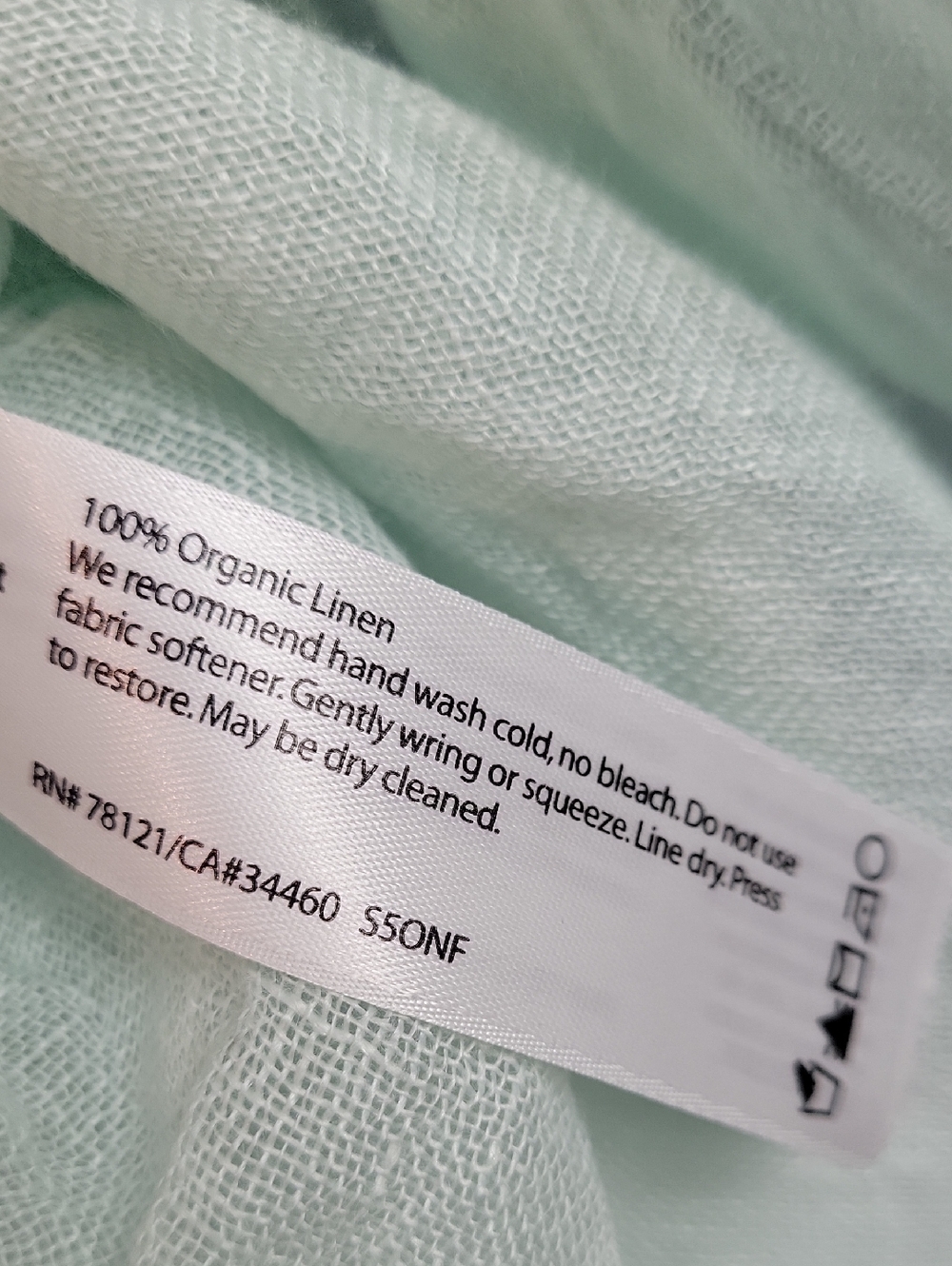 Eileen Fisher Aurora Linen hi Low blouse size 2X - Picture 3 of 5